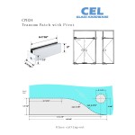 CPH34 Wall Mount Transom Patch Fitting